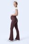 367 Brown Color Corded Fabric Shaping / Sculpting and Extra Flexible Effective High Waist Flared Maternity t - 5