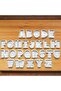 Different Patterned Alphabet 26 Letter Set Cookie and Sugar Dough Mold