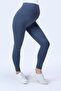 344 High Waist Maternity Leggings with Gray Color Recovery and Extra Stretch Effect - 4
