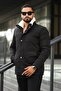 New Season Water and Cold Resistant Fur Detailed Winter Men's Coat - 3