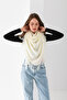 Plain Tasseled Triangle Scarf 100% Acrylic |   Women's Knitwear Shawl Scarf - Triangle Model Acrylic Scarf - 5