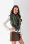 Plain Tasseled Triangle Scarf 100% Acrylic |   Women's Knitwear Shawl Scarf - Triangle Model Acrylic Scarf - 6