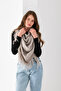 Plain Tasseled Triangle Scarf 100% Acrylic |   Women's Knitwear Shawl Scarf - Triangle Model Acrylic Scarf - 6
