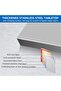 Stainless Steel Work Table with Backsplash, Commercial Kitchen Work Table For Prep & Work with Stora - 2