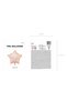 Foil balloon Happy Birthday, 40cm, light powder pink - 2