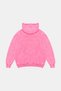 Chill Printed Oversize Unisex Washable Pink Hoodie - 2