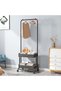 Clothing Racks for Hanging Clothes, Heavy Duty Garment Rack with Wheels, Laundry Cart with Hanging R
