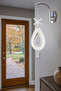 Arel Wall Lamp Chrome Decorative Led Lighting Crystal Stone White Light Hall Entrance Cafe - 5