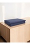 Hotel Linen King Bed Sheet 3pcs Set, 100% Cotton 250Tc Sateen 2cm Stripe. - 5