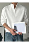 Men's Sweatshirt Half Zipper Winter - 4
