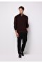 Cargo Fit Mid Waist Elastic Leg Men's Black Trousers - 3