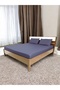 Hotel Linen King Bed Sheet 3pcs Set, 100% Cotton 250Tc Sateen 2cm Stripe. - 2