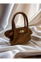Perry Model Coffee Color Women's Hand and Shoulder Bag - 4