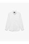 Long Sleeve Slim Fit Half Italian Collar Shirt
