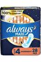 Maxi Feminine Pads for Women, Size 4, Overnight Absorbency, Unscented, 28 Count