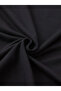 Women's Leopard Patterned Bowknot Printed T-Shirt Short Sleeve Crew Neck Oversized T-Shirt - Black - 2