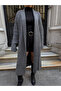 Premium Fleece Lined Maxi Long Winter Batwing Sleeve Knit Cardigan - 3