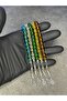 5 Pieces Glass Beads Zaza Natural Stone Set Prayer Beads