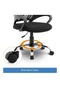 Tris Home Computer Swivel Chair, Ergonomic Office Chair, Breathable Mesh Desk Chair, Black - 4
