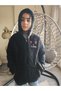 Girl's Plush Fleece Cardigan Hooded Zippered Pocket Pink White Black Purple Dusty Rose ! ! !Dar Kalıp - 6