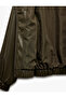 Long Sleeve Hooded Crop Faux Leather Bomber Jacket with Zipper Pockets - 4