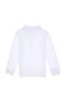 Boy's White Basic Polo Neck Sweatshirt 50307821-Vr013 - 3