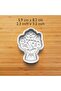 Four Different Bouquet Flower Set of 4 Cookie and Sugar Dough Molds - 3