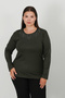 Stone Print Combed Cotton Blouse