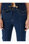 Spanish Flare Ribbed Buttoned Regular Waist Bootcut Jean Trousers - Kick Flare Jean - 4