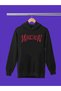Maneskin Printed Cotton Long Sleeve Ribbed 3-Ply Hooded Rock Sweatshirt - 2