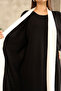 Crew Neck Dress and Cardigan Hijab Top and Bottom Set - 2