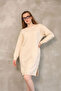 Double Pocket Crew Neck Tunic Dress - 2