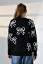 Bow Patterned Knitwear Sweater - 5