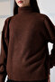 High-Necked Soft Textured Knit Sweater - 2
