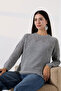 Crew Neck Motif Embroidered Knitwear Sweater - 3
