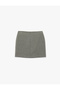 Mini Skirt with Belt Detail and Metal Accessories - 2