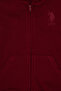 Boy's Burgundy Basic Hooded Sweatshirt 50308439-Vr014 - 3