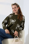 Bow Patterned Knitwear Sweater - 3