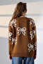 Bow Patterned Knitwear Sweater - 5