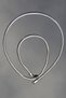 Steel Italian Gourmet Crushed Necklace 4 mm Silver Color |   Non-Tarnishing, Unisex, 2-Year Warranty