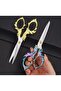 Large Size Promise Engagement Scissors, Ribbon Opening Special Occasion Ceremony Sewing Embroidery Scissors Silver - 4