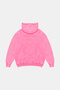 Duck You Printed Oversize Unisex Premium Washable Pink Hoodie - 2