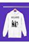 The Killers Printed Cotton Long Sleeve Ribbed 3-Ply Hooded Rock Sweatshirt