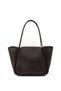 Brown Color Shk249 Faux Leather, Single Compartment with Snap Closure, Large Size Hand, Arm, and Shoulder Bag - 3