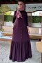 Süreyya Shirt Dress Plum - 2