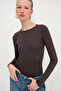 Crew Neck Basic Bodysuit Z0107-Asn75 - 2