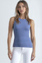 2-Pack Light Lavender White Crew Neck Cotton Short-Sleeve Women's T-Shirt CHARLOTTE S/L TOP - 2