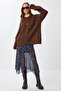 Wool Blend Buttoned Knit Cardigan Li̇y0002 Brown - 2