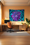 Jujutsu Kaisen Horizontal Wall Covering – Anime-Themed Quality Fabric Room Decor Tapestry Wall Carpet - 4
