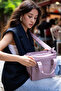 Multi-Pocket Women's Shoulder Bag Medium Size Daily Hv4014 Light Purple - 4
